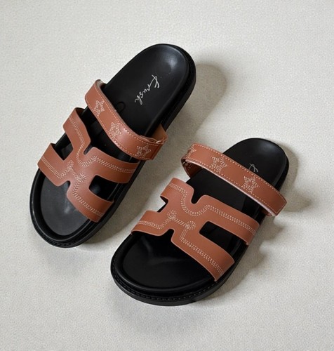 Womens flat slip chunky - womens, on
