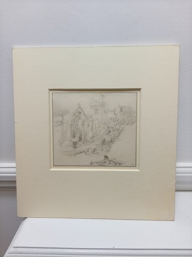Antique pencil drawing - antique,