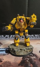 forge world horus Heresy imperial fists well Painted Contemptor Dreadnought
