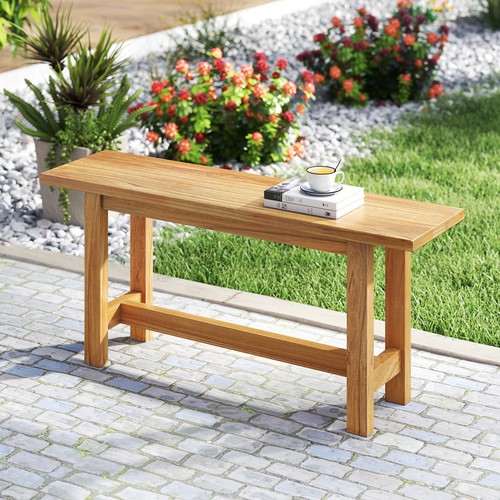 Outdoor teak wood - outdoor, bench