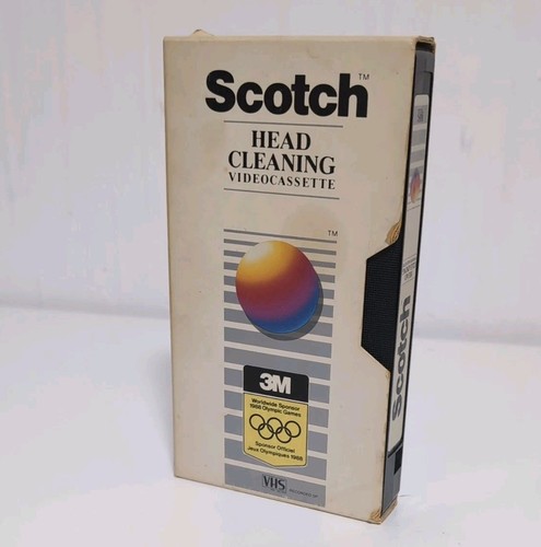 Retro scotch vhs head cleaning - scotch,