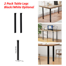 2x Metal Dining Table Legs Folding Worktop Desk Leg Support Base DIY Furniture