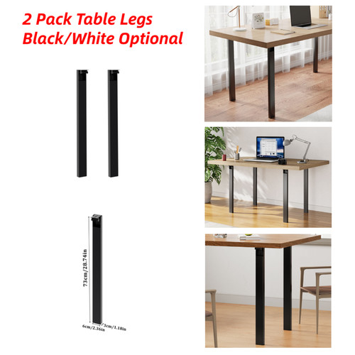 Metal dining table legs - 2x,