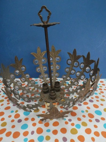 Edwardian chandelier metal - chandelier,