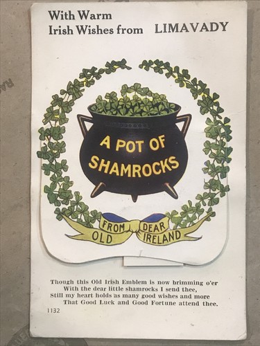 Shamrocks warm wishes from - shamrocks,