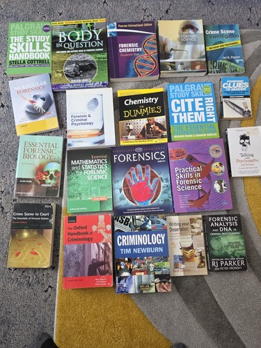 Forensic science books - , bundle