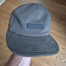 Fear of God Essentials Logo Baseball Cap Khaki Green