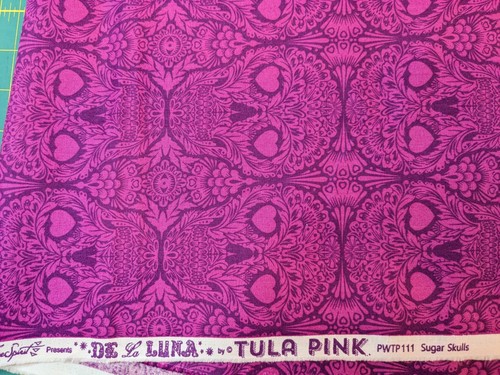 Tula pink sugar skulls fat - tula,