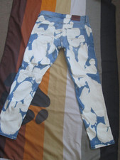 YO  MENS HIDDEN REAR ZIP SKINNY SKINHEAD BLEACHERS JEANS   FETISH   32" WAIST