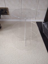 Clear Acrylic Cup Cake Display