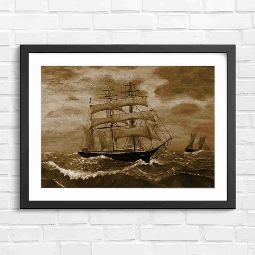 Vintage sailing ship - sailing,