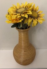 Vintage Rattan Wicker Vase