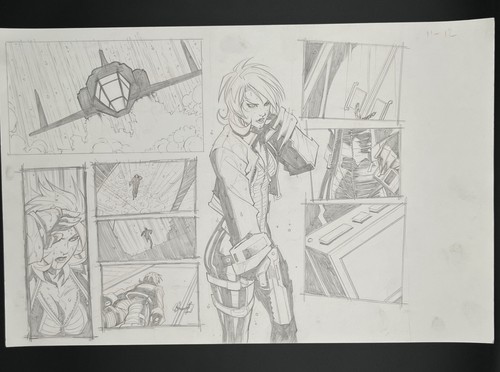 Original comic artwork - original, lot