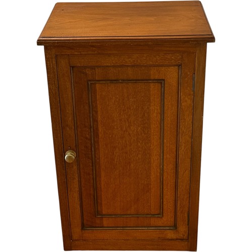 Antique edwardian mahogany pot - edwardian,