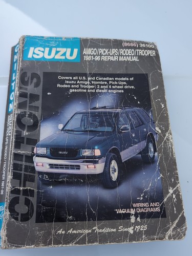 Vtg chilton car repair manual - car,