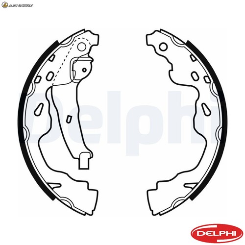 Brake shoe set - set, ls1961