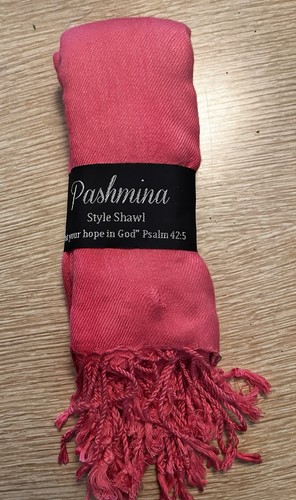 Pashima style shawl - style, fuschia