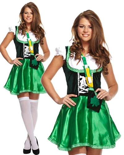 Ladies irish leprechaun dress - ladies,