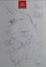 BLACKBURN ROVERS AUTOGRAPHED