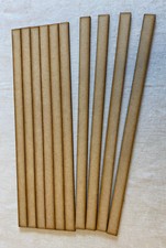10x MDF Strips 300mm X 30mm