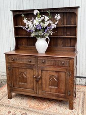 Vintage Handmade Solid Oak