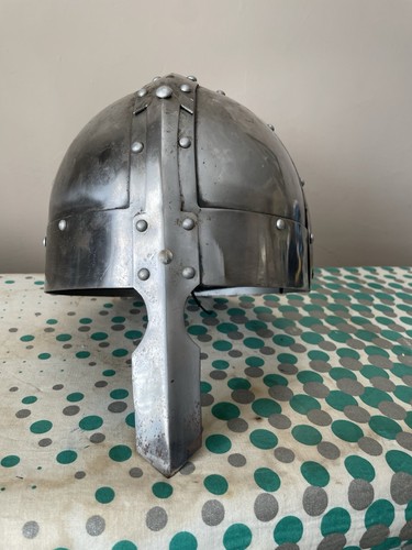 Viking battle ready helmet - viking, battle‑ready