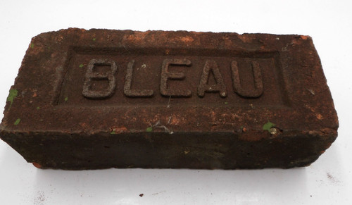 Vintage bleau clay brick - bleau,