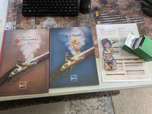 Muskets and tomahawks shakos - muskets, +