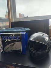 Shark S900 Motorcycle Helmet Full Face Black Matte Size Medium