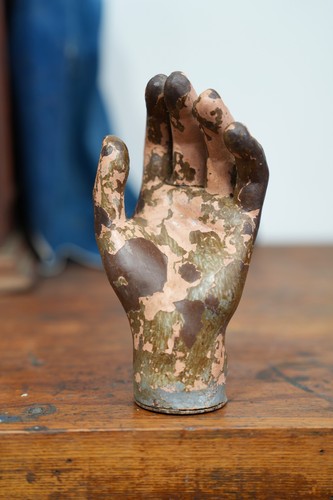 Antique mannequin hand - antique,