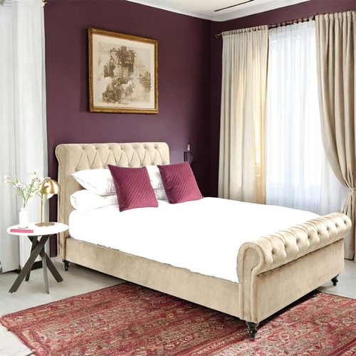 2026 sleigh upholstered bed - upholstered, in