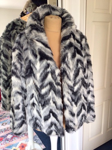 Ladies vintage faux - , fur