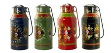 Deluxe Hand Painted Milk Churn Planters in Various Colours