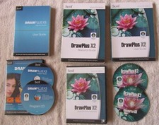 Serif  DrawPlus X3 and X2 - Graphic Design Software with Manuals