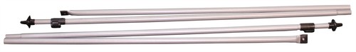 Universal steel rear - , poles