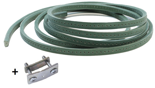 Finite open belt perforated - open, v-belt