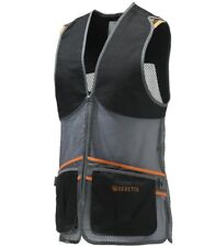 Beretta Full Mesh Shooting Vest  - Black And Grey Skeet Shooting Vest