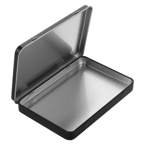 Small metal tin boxes with - small,