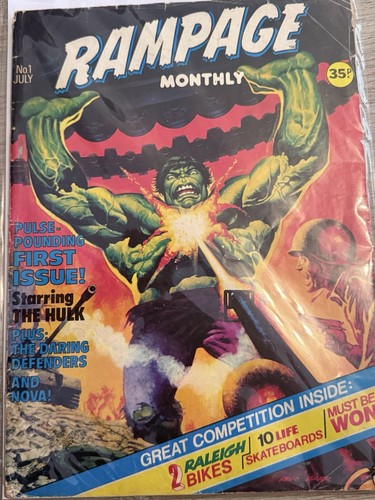 Vintage marvel hulk - marvel, uk