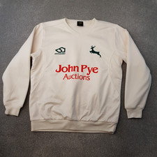 Nottinghamshire Mens Cricket Jumper Medium White County Jersey Masuri Notts