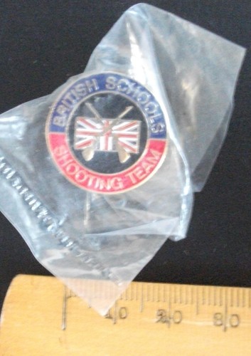 Shooting pin badge british - -,