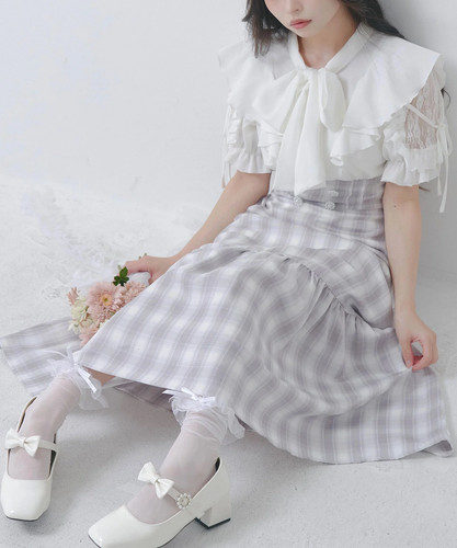 Shoulder frill bow tie - , docking