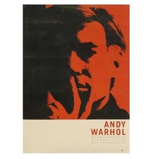 Andy Warhol original lithographic poster Retrospective exhibition Berlin 2001 