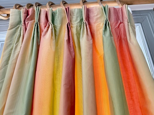 High end designer striped - pr.,