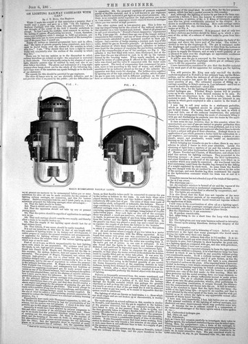 Old engineering 1866 - 1866, lighting