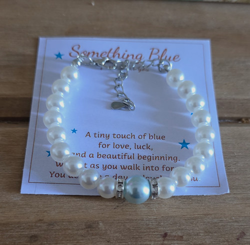 Something blue pearl style - blue, pearl-style