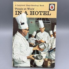 Ladybird Book People At Work 606B In A Hotel Easy Reading 1972 Cover Price 15p