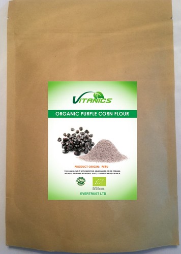 Organic purple corn flour - purple,