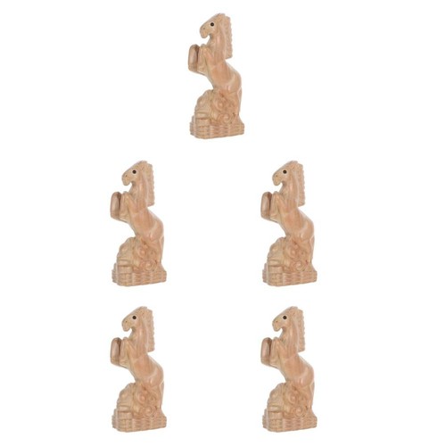 Wooden horse figurine - wooden,
