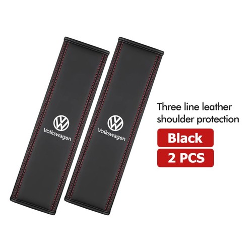 Leather car seat belt - 2x,